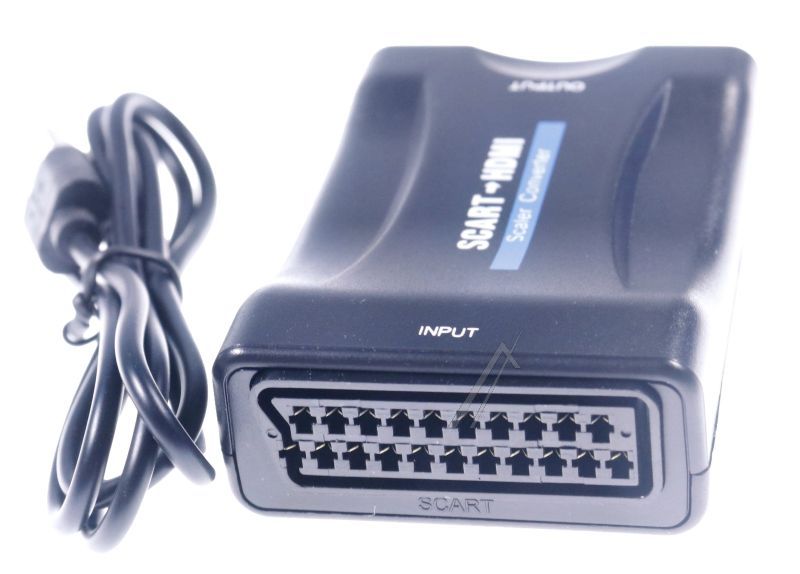 Scart-HDMI-Konverter für Fernsehen & Telefonie Com Minimalbeschreibung: HD-Auflösung, Plug&Play