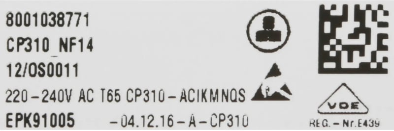 Steuerungsmodul programmiert 12012877