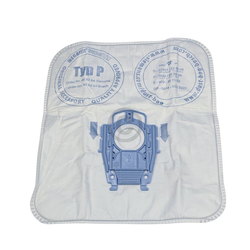 Filterbeutel BOSCH 00468264 TypeP für Bodenstaubsauger 4Stk + Mikrofilter
