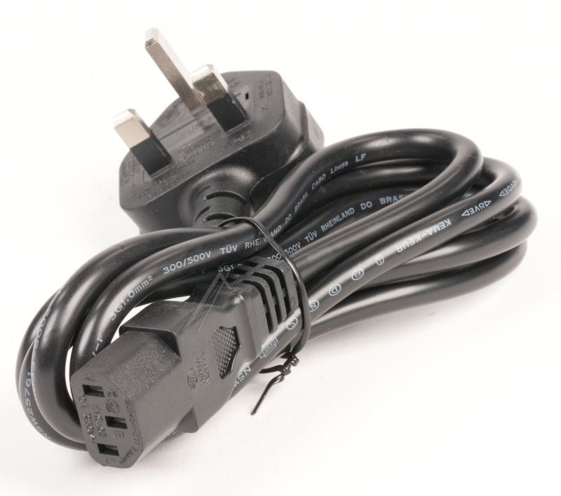 Netzkabel UK-Stecker Segway-Ninebot 01.09.0029.00 3P 10A 250V schwarz für E-Scooter Ladegerät