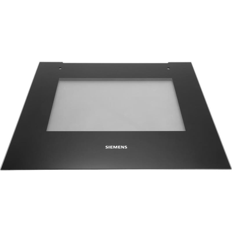 Frontglasscheibe für 60 cm Geräte mit Mikrowelle, schwarz 20004583