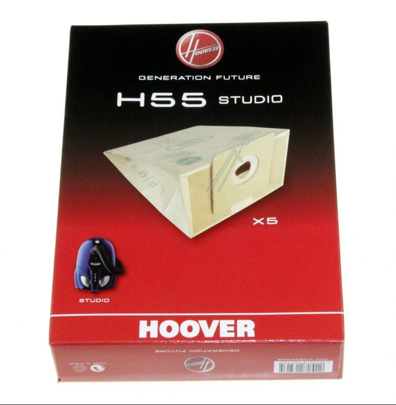 H55 Papier-Staubbeutel für Staubsauger Candy/Hoover 09201096 5 Stück