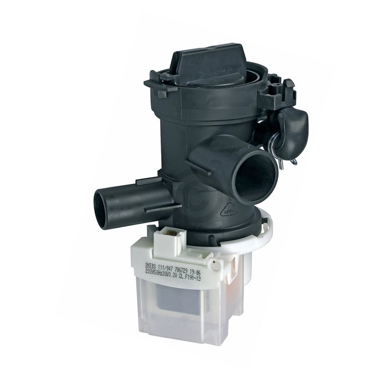 Ablaufpumpe Bosch 00145212 Copreci mit Pumpenkopf und Sieb für Waschmaschine