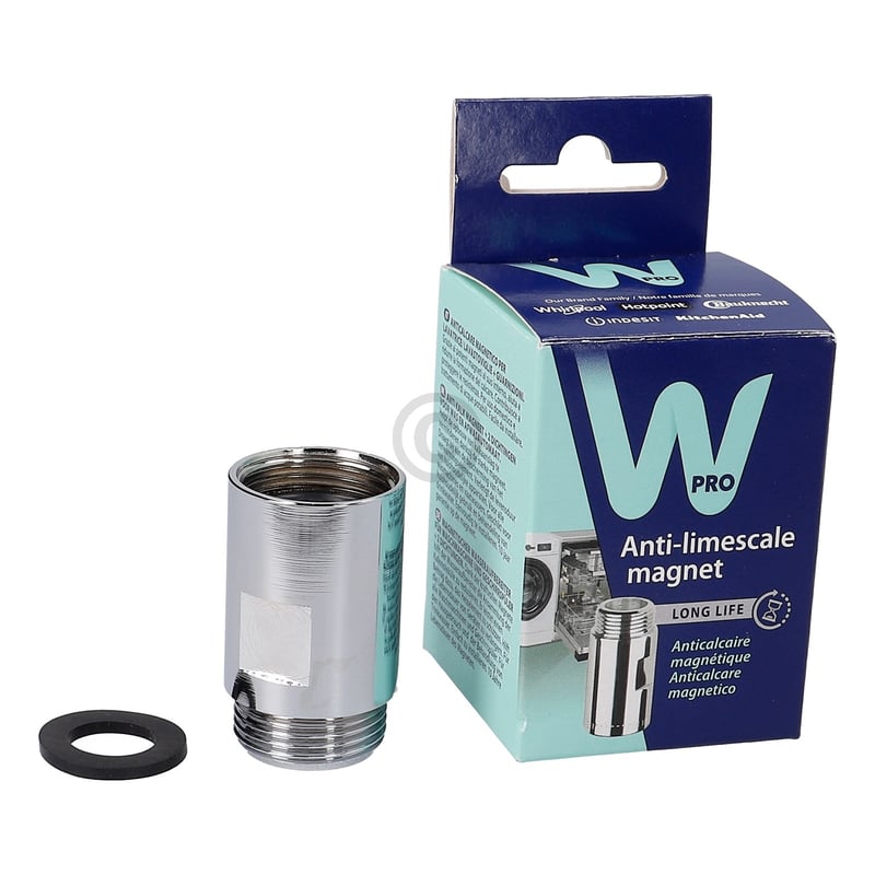 Kalkschutzvorrichtung 3/4"-Anschluss Wpro MWC014 484000008410 für Geschirrspüler Waschmaschine