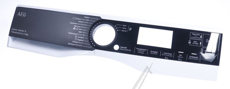 Bedienfeld Weiß für Trockner Aeg 140267804015 Front Blende