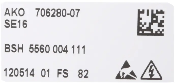 Bedienmodul ME 100 BOSCH 00667571 für Waschmaschine