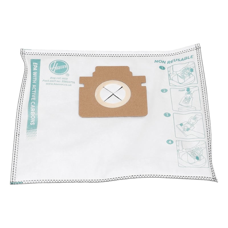 Staubsaugerbeutel für Bügeleisen Haier/Candy/Hoover 35602718 H89-EPACARBONBAG HE500