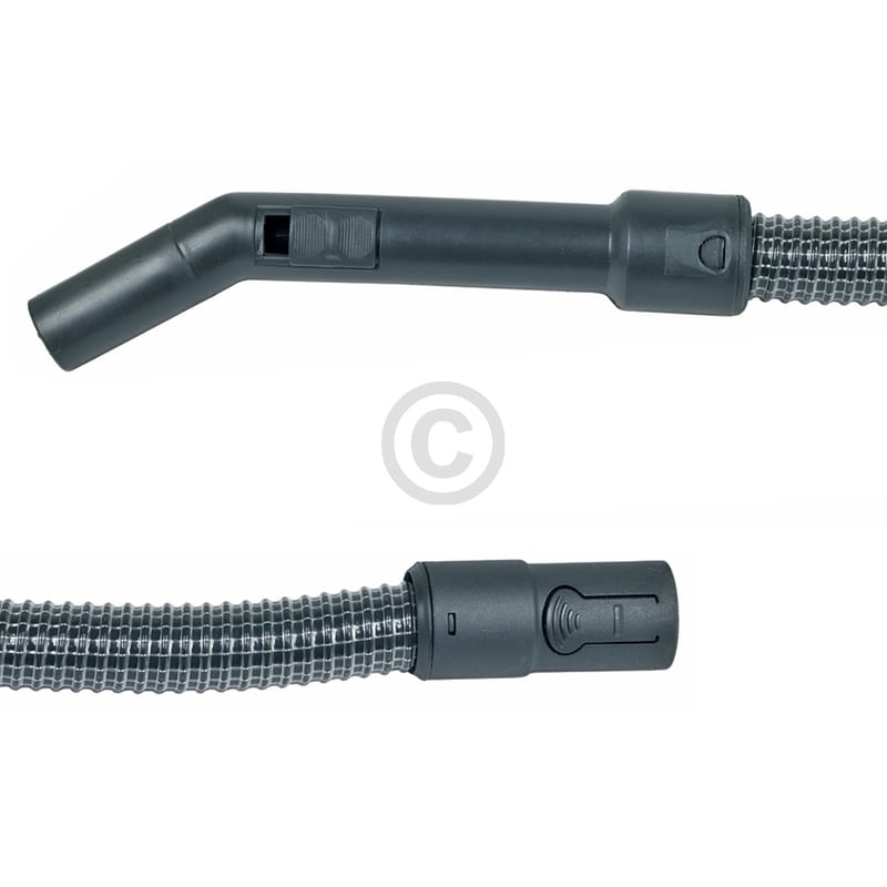 Staubsaugerschlauch 1,9m wie SIEMENS 00289146 verstärkt mit Handgriff 35mm Zubehör-Ø und Geräteanschlussstück