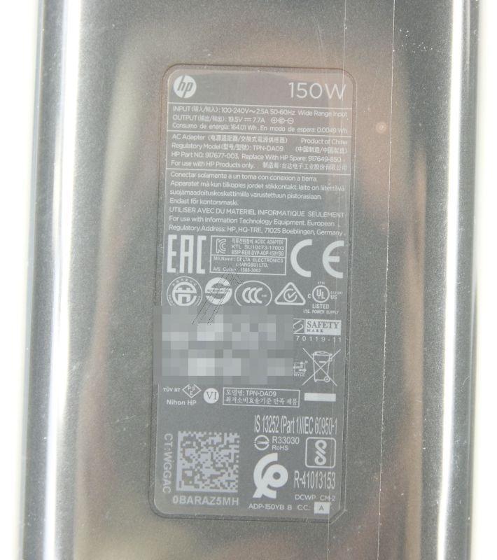 AC Adapter 150W für Laptop HP 917677003 Smart PFC 3 Pin