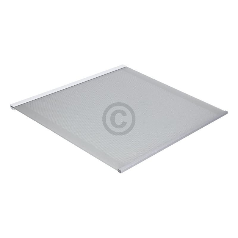 Glasplatte mitte über Gemüseschublade Kühlteil LG AHT74413802 390x445mm mit Leisten in KühlGefrierKombination