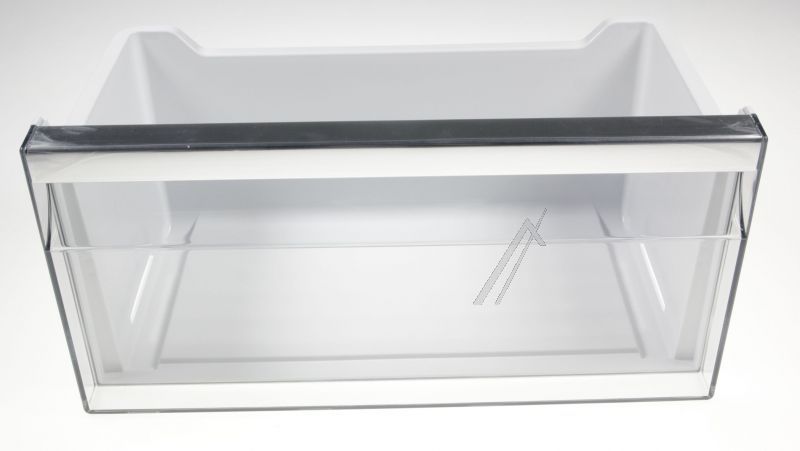 Unterkorb-Abdeckung für Kühlschrank Vestel 42168628 weiß-grau, getönt