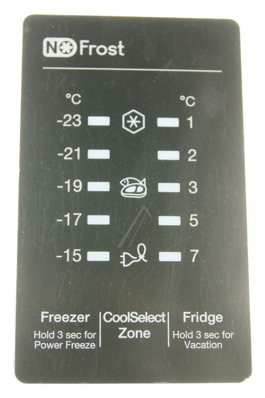 Bedienelementabdeckung für Kühlschrank Samsung DA9717154B Ice Blue