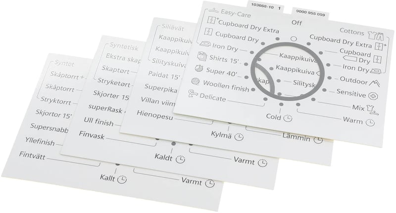Blende für Trockner Bosch 00632639 Front, weiß