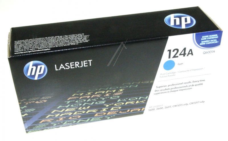 Cyan-Toner 124A Q6001A für Hewlett-Packard Staubsauger, 2k-Druck
