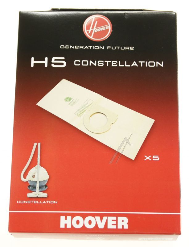 H5 Papier-Staubbeutel für Staubsauger Candy Hoover 09178484 5 Stück