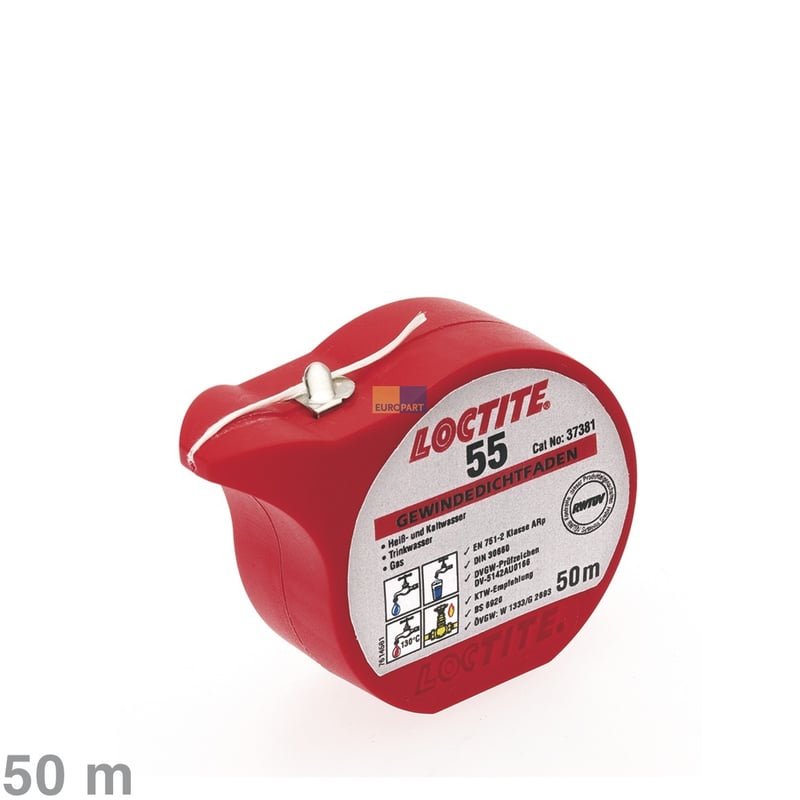 Gewindedichtfaden Loctite 55, 50m