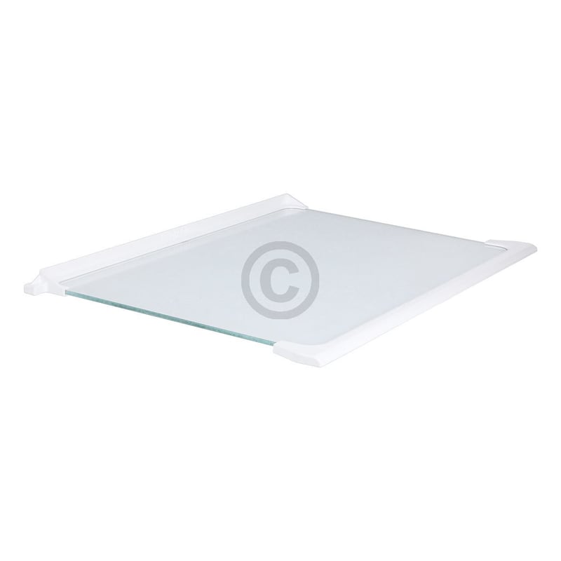Glasplatte oben für Kühlteil beko 4617920500 450x300mm mit Leisten in KühlGefrierKombination Kühlschrank