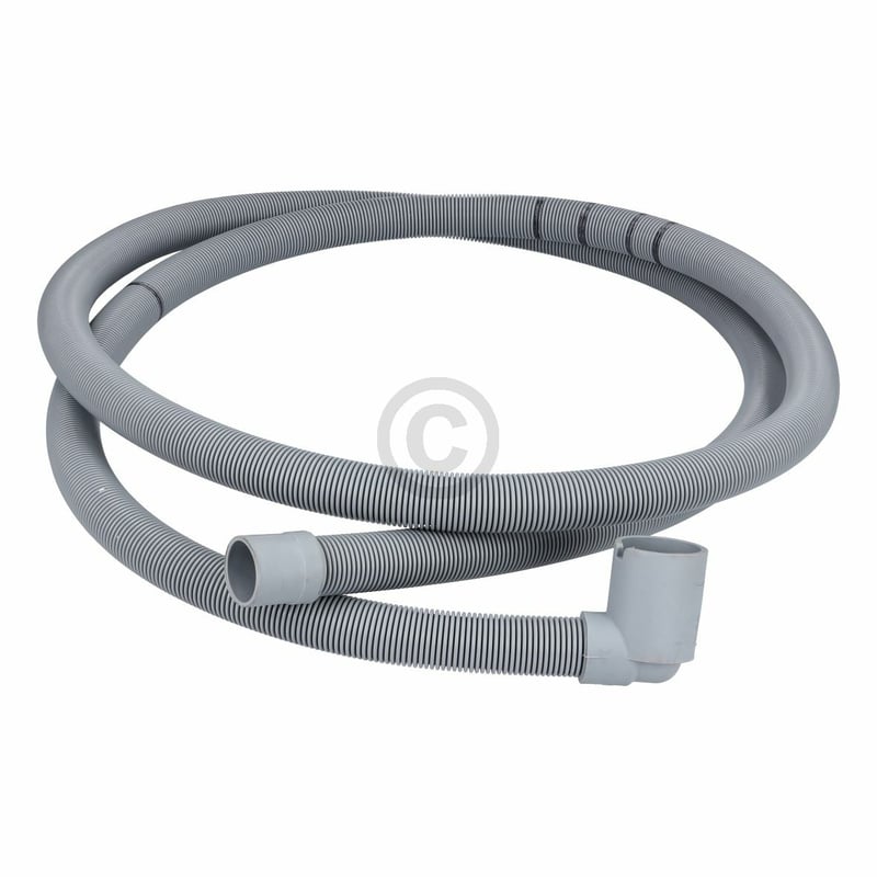 Ablaufschlauch für Vestel Geschirrspüler 42074837 lang, grau