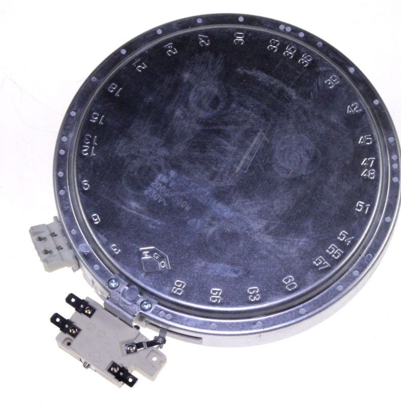 Kochplatte 2000W für Smeg Ofen 805690356 Doppelring, 180/120mm