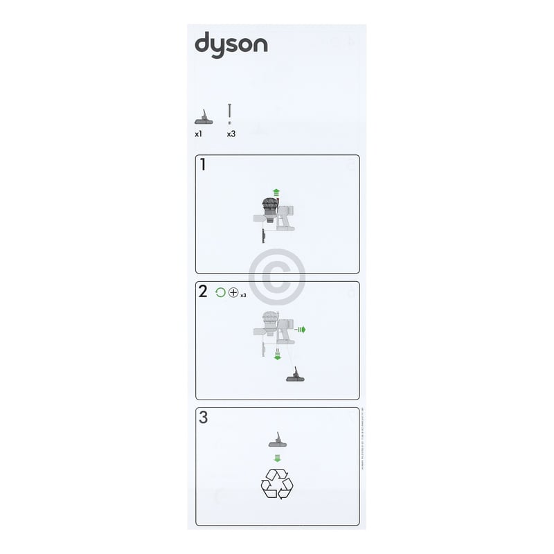 Akkupack für Staubsauger Dyson 96783407 Lithium-Ionen