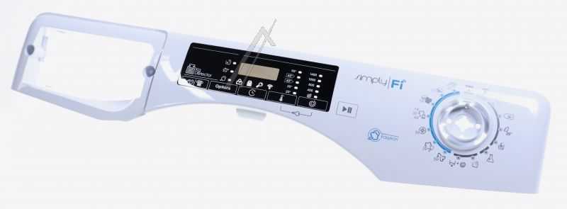 Schaltbrett mit Sensor für Waschmaschine Candy Hoover 43028009 Blende Bedienfeld