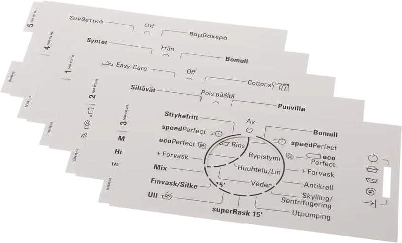 Waschmaschinen-Blendeneinlage Bosch 12013567 Türdichtung, weiß
