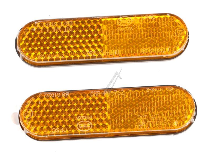 Hintere gelbe Seitenreflektoren links/rechts JEEP JE-JXP0623-007 für E-Scooter