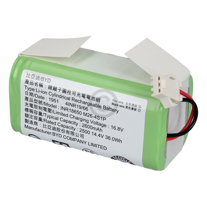 Akkupack original Ecovacs 10002265 INR18650 M26-4S1P für Saugroboter