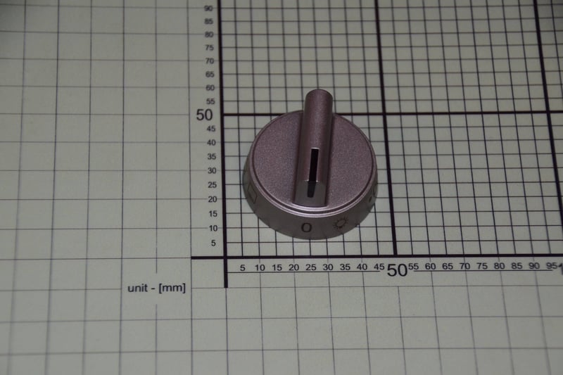 Knebel CODE1_E/09.2839.00 silber Amica 9070454 für Herd Amica