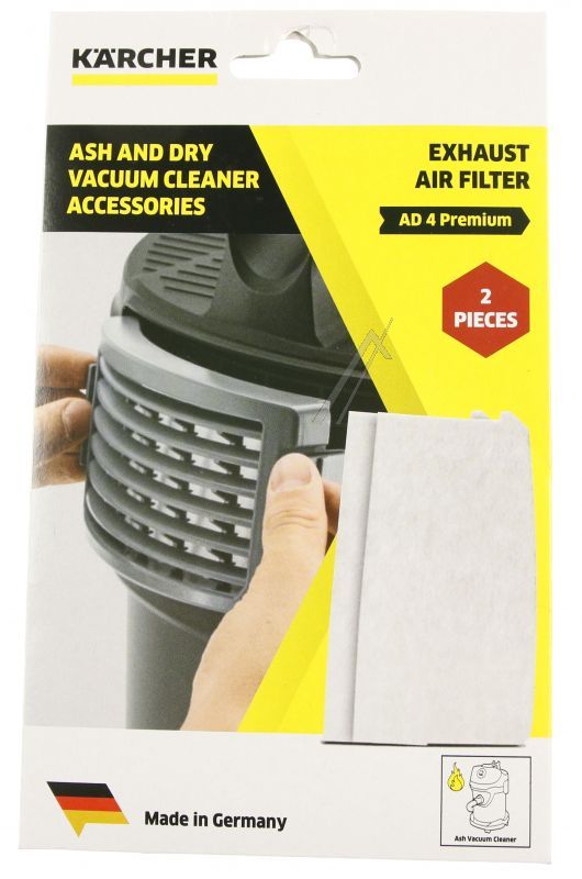 Abluftfilter für Kärcher Staubsauger 28632620 Premium-Qualität