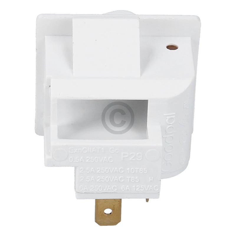 Lichtschalter für Kühlteil smeg 814490869 in KühlGefrierKombination