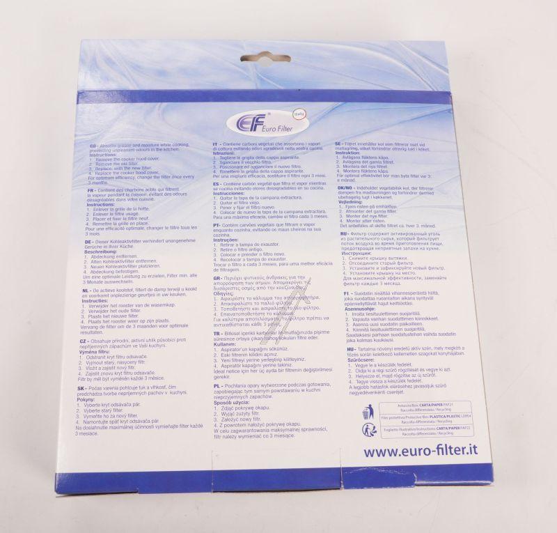 Aktivkohlefilter Typ 303 für Herd Eurofilter 214 x 208 x 40 mm Geruchsfilter