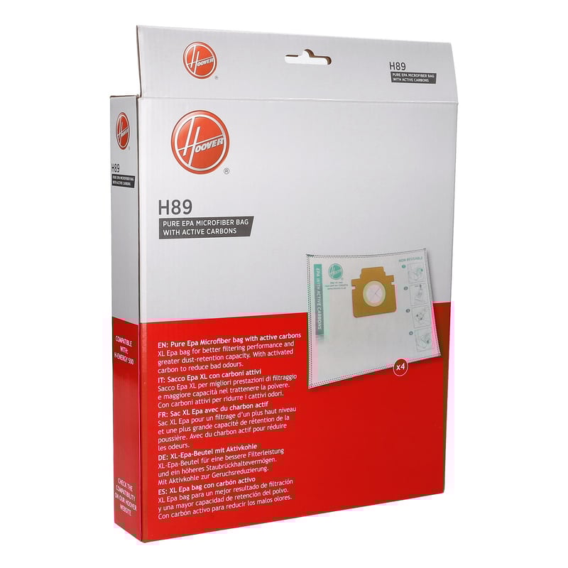 Staubsaugerbeutel für Bügeleisen Haier/Candy/Hoover 35602718 H89-EPACARBONBAG HE500