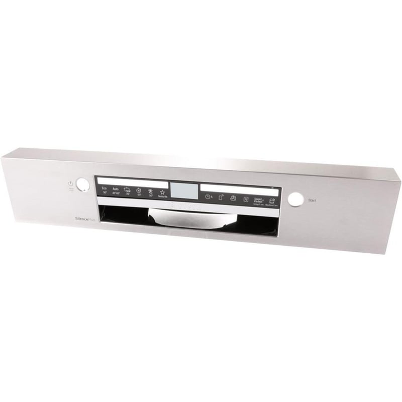Blendenkasten für Geschirrspüler Bosch Siemens 11052647 Edelstahl/Schwarz