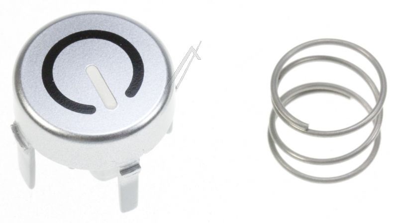 Whirlpool Geschirrspüler Netzschalter Knopf 482000089350 silber