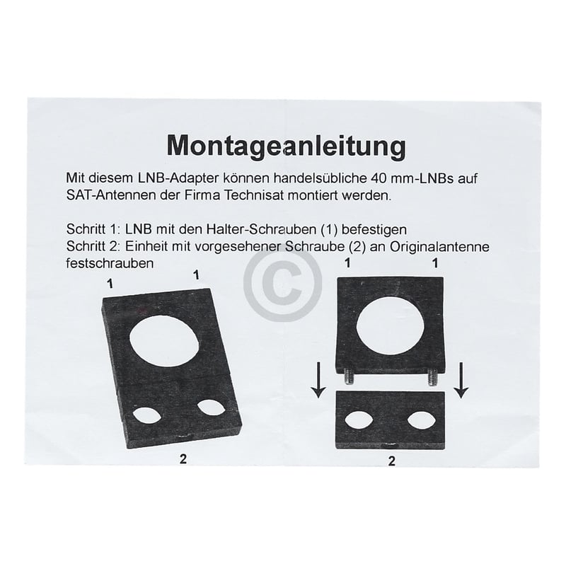 Feedhalter für Kathrein/Astro