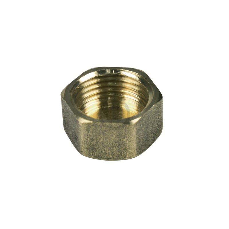 Verschlusskappe 1/2" Innengewinde Sechskant für Sanitäranwendungen