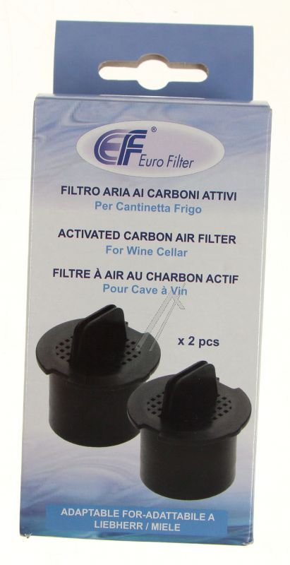 Aktivkohlefilter für Liebherr Kühlschrank Eurofilter WF090 2 Stück Geruchsbeseitigung