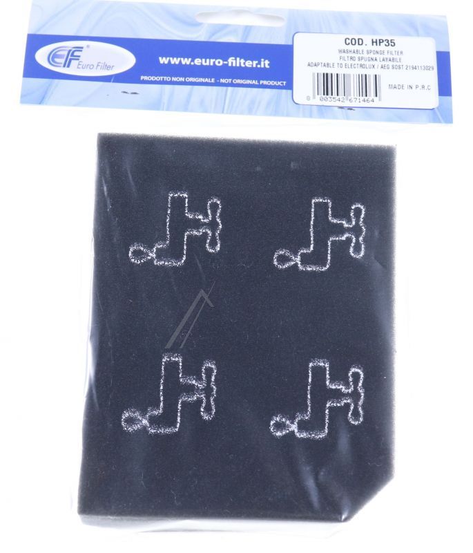 Schaumfilter für Staubsauger Electrolux 2194113029 Waschbar