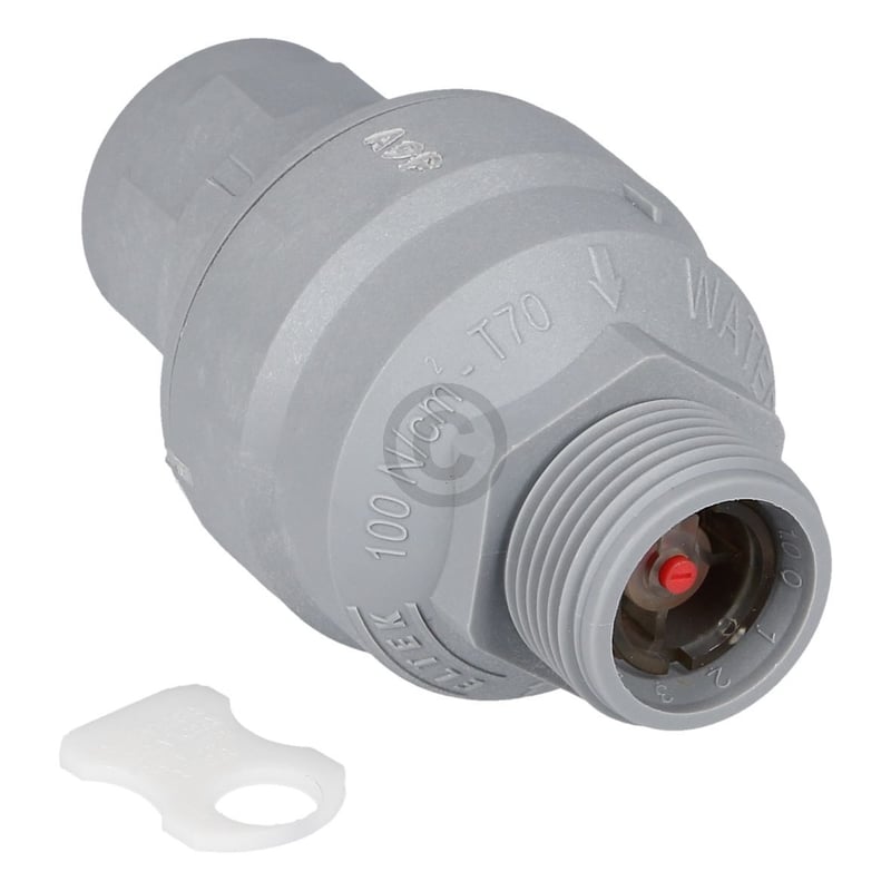 Sicherheitsventil mit Durchflussmengenmesser Wpro ACQ002 für Waschmaschine Geschirrspüler