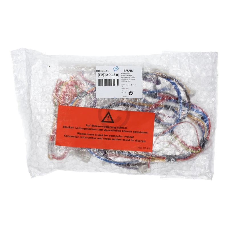 Kabelbaum für Bosch-Anschluss 12029130 Zuleitung, Stromversorgung
