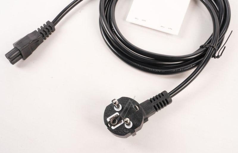 Netzkabel für Waschmaschine Com 1,80m, gewinkelt