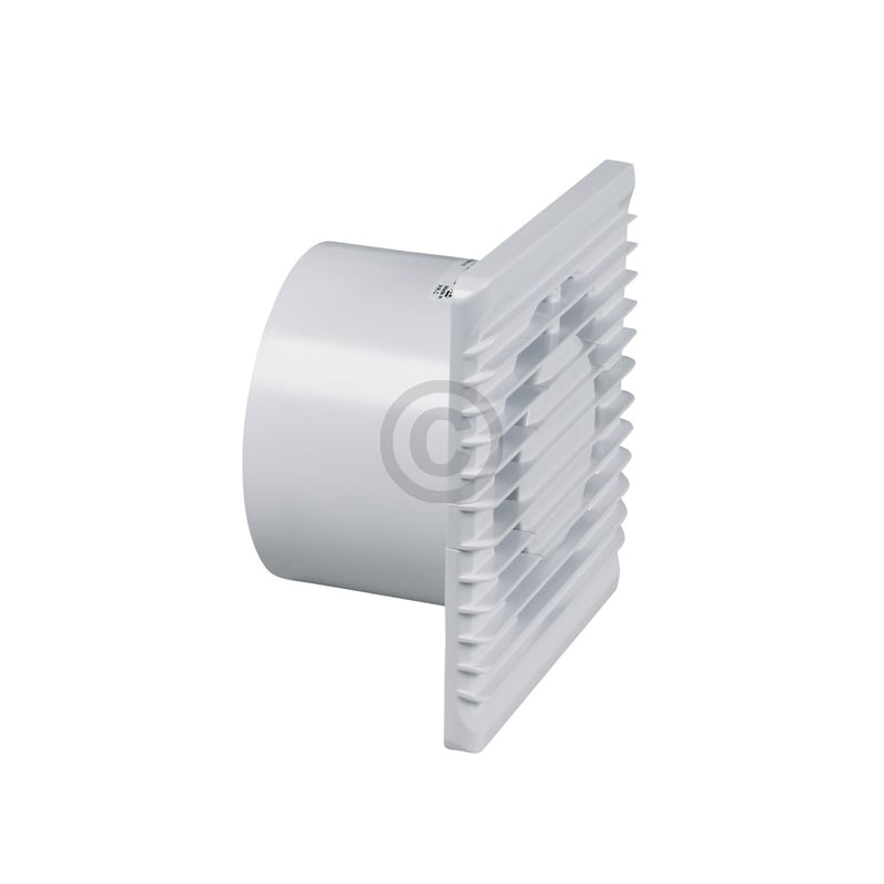 Wohnraumventilator 100erR weiß mit Timer für Wand Bad Toilette