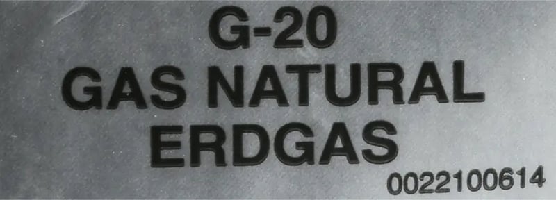 Düsensatz Erdgas 00153165