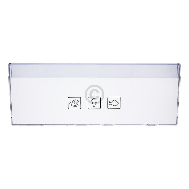 Gefrierschubladenblende oben beko 4640640200 402x150mm für KühlGefrierKombination