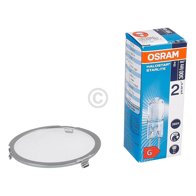 Halogenlampe NEFF 00629022 20W 12V mit Deckel für Dunstabzugshaube