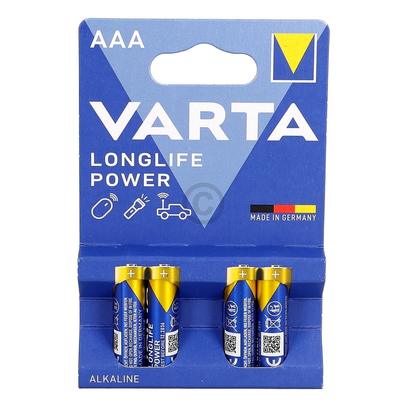 Batterie Varta Longlife Power Micro AAA 4 Stk 04903121414 Varta
