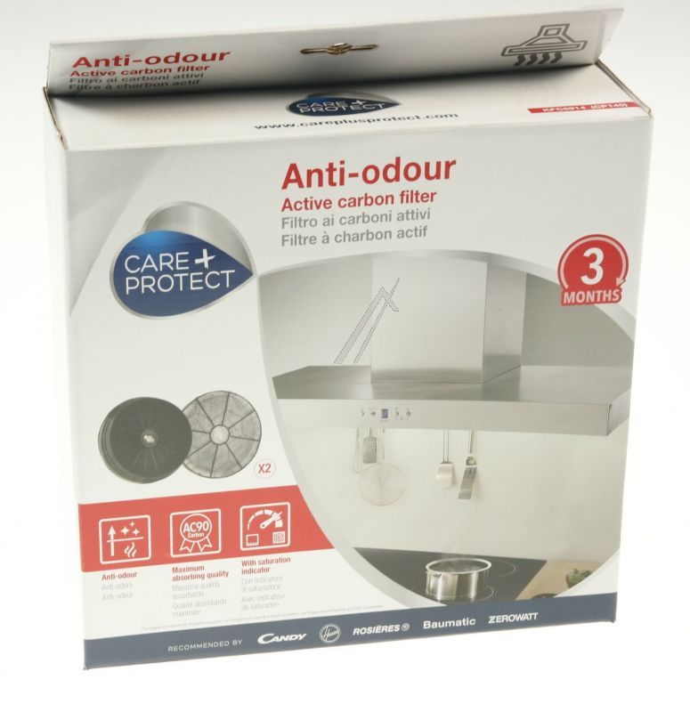 Kohlefilter-Doppelpack für Candy Dunstabzugshaube 35602057 2 Stück