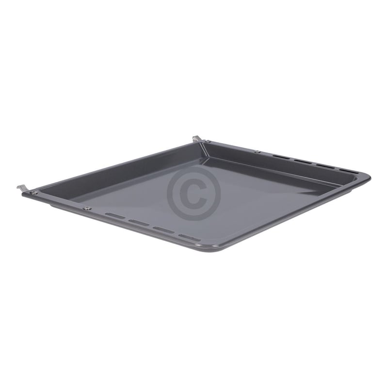Backblech 459x375/392mm 29mm hoch emailliert, mit Träger, OT! 00680615 680615