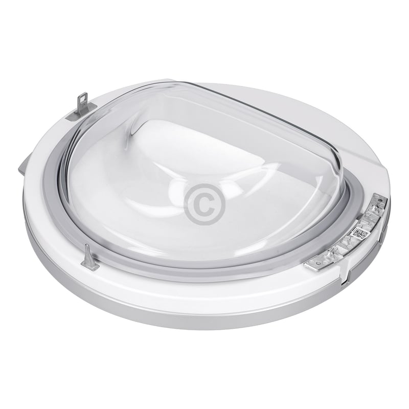 Fenster Komplette tür mit glas (silber-weiß) 11012046